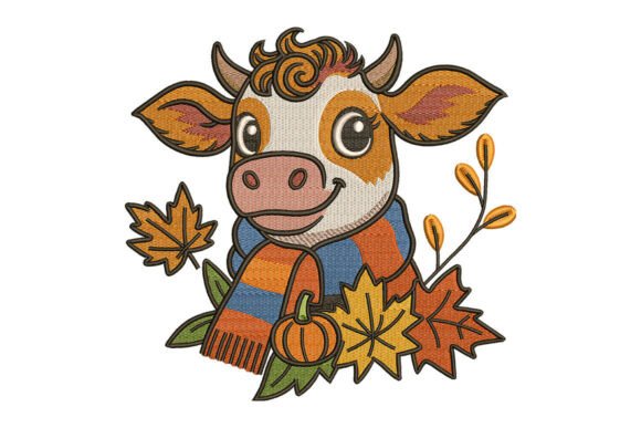 Autumn Cow Embroidery Design Review
