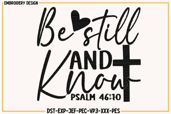 Be Still and Know Christian Embroidery Review