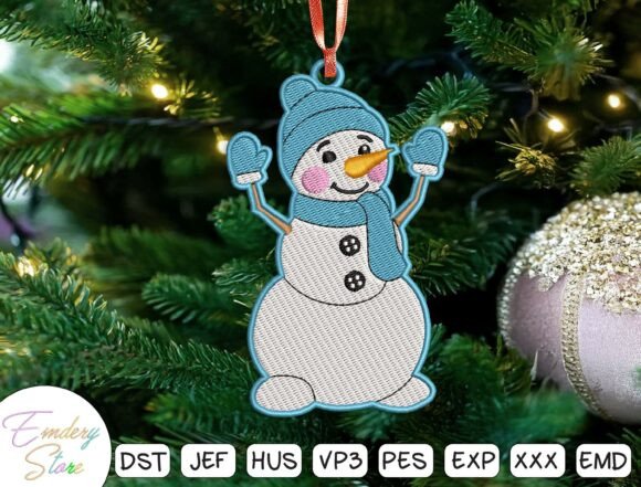 Christmas Ornament Machine Embroidery Review