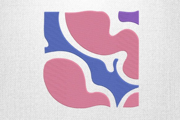 Color Block Abstract Embroidery Design Review