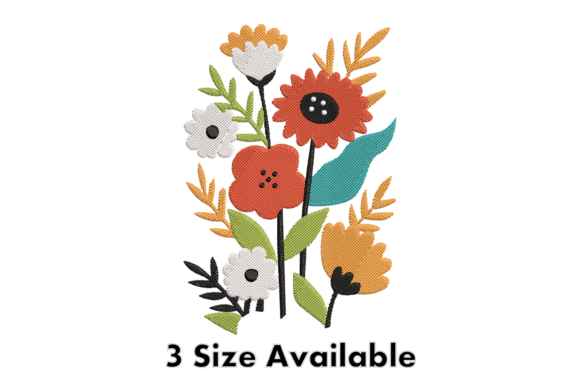 Colorful Wildflower Embroidery Design Review