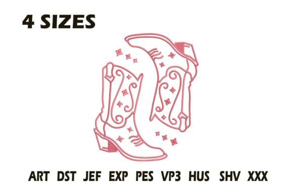 Cowgirl Boots Embroidery Design Review