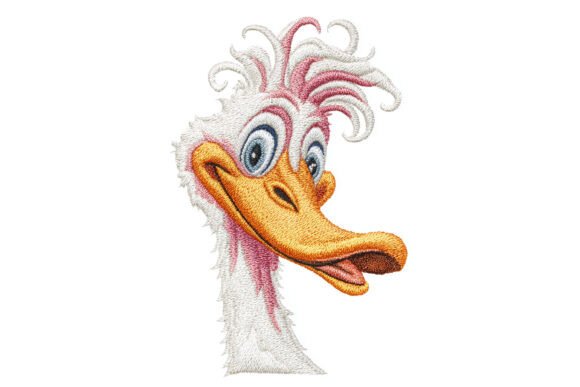 Curly-Haired Duck Embroidery Design Review