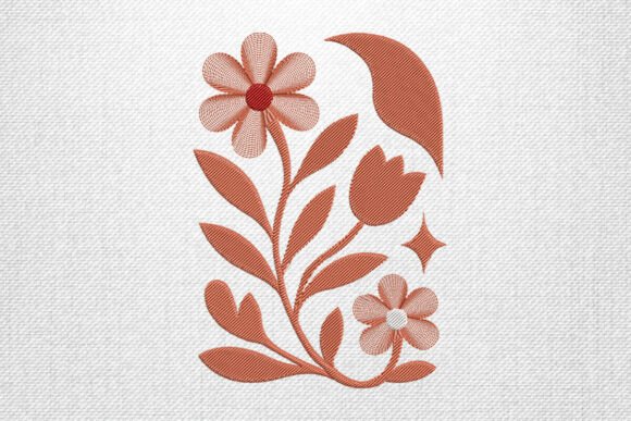 Floral Moon Botanical Embroidery Design Review