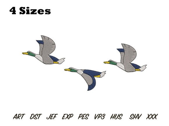 Flying Ducks Embroidery Design Review