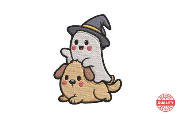 Ghost and Dog Halloween Embroidery Review