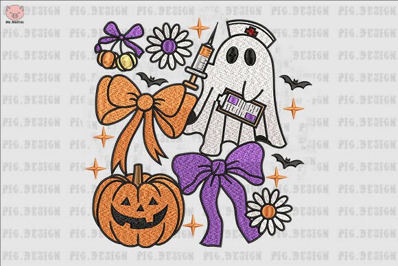 Halloween Nurse Embroidery Review