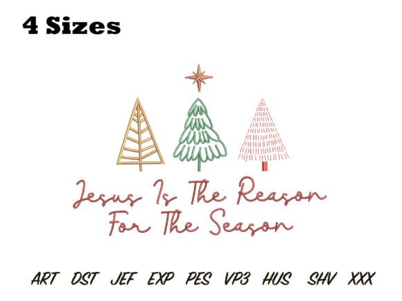 Jesus Reason for the Season Embroidery Review