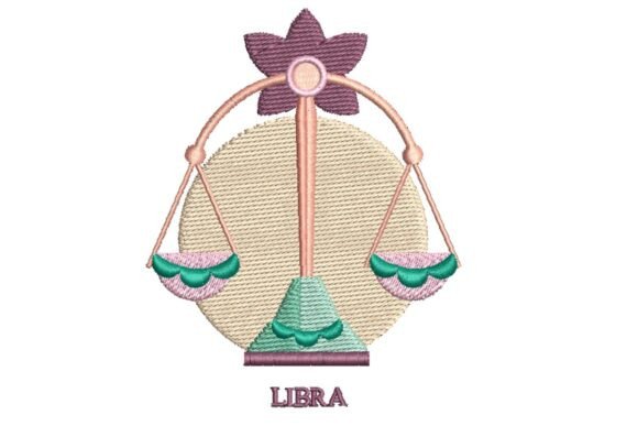 Libra Zodiac Sign Embroidery Design Review
