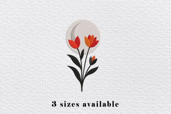 Modern Tulip Circle Embroidery File Review