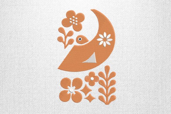 Moon Bird Floral Embroidery Design Set Review