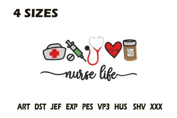 Nurse Life Embroidery Design Review
