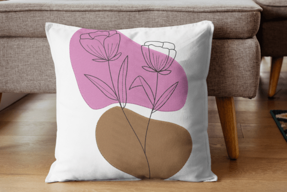Pink and Brown Florals Embroidery File Review
