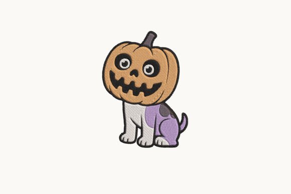 Pumpkin Head Dog Embroidery Review