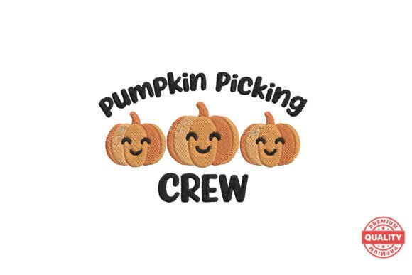 Pumpkin Picking Crew Embroidery Review
