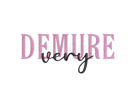 Very Demure Embroidery Design Review