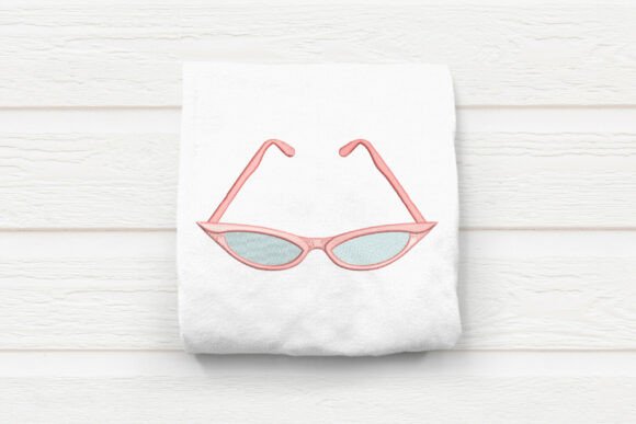 Vintage Cat Eye Glasses Embroidery Review